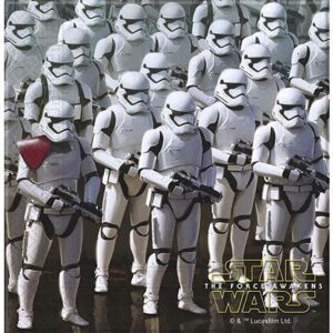 Ubrousky STAR WARS - Hvězdné Války - The Force Awaknes - 33x33 cm - 20 ks - GoDan
