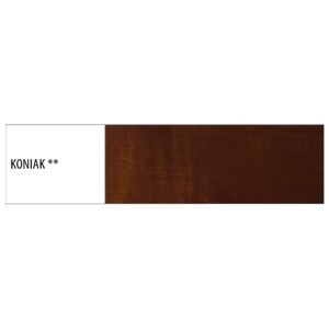 Drewmax Komoda - masiv KD404 / buk Moření: Koniak