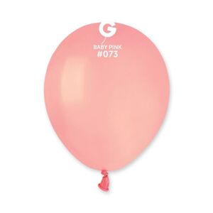 Balónek latexový GEMAR 13 cm – Světle růžová - Baby růžová, 1 KS - SMART