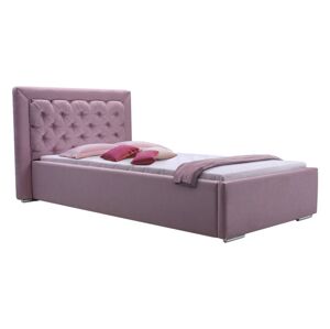ArtIdz Čalouněná jednolůžková postel DANIELLE | 90 x 200 cm Barva: Růžová Mil 7383