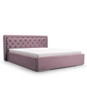 ArtIdz Čalouněná manželská postel DANIELLE 160 x 200 cm Barva: Růžová Mil 7383