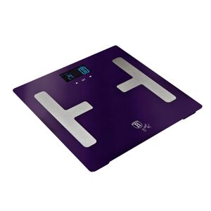 Osobní váha Smart s tělesnou analýzou 150 kg Purple Metallic Line - BERLINGERHAUS