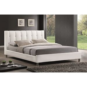 Čalouněná postel: SIGNAL NADI s roštem SIGNAL - spálňový nábytok: ekokoža - biela