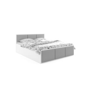 BMS Čalouněná výklopná postel Panamax 120 Farba: biela / sivá