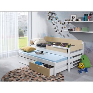 ArtBed Dětská dřevěná postel s přistýlkou NATU I Provedení: Moření - Akryl