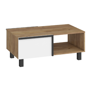 WIP Konferenční stolek LARS-03 | 2D Barva: craft zlatý / bílá