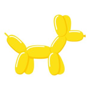 Tvarovací balónek žlutý - Belbal