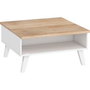 WIP Konferenční stolek Nord-06 Barva: dub sonoma světlý/bílá