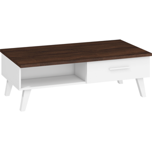 WIP Konferenční stolek NORDIS-07 | 2D Barva: Dub sonoma tmavý/bílá