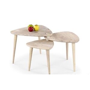 Konferenční stolek: HALMAR CORSICA HALMAR - drevo: Dub bielený/ prírodné