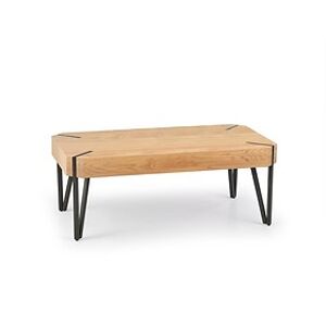 Konferenční stolek: HALMAR EMILY HALMAR - drevo: MDF laminovaná - dub zlatý