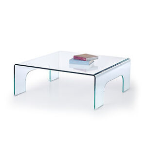 Konferenční stolek: HALMAR MELISA HALMAR - sklo/kov: sklo bezfarebné