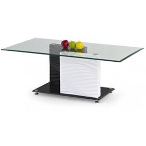 Konferenční stolek: HALMAR Shanelle HALMAR - drevo: MDF lakovaná - biela/čierna