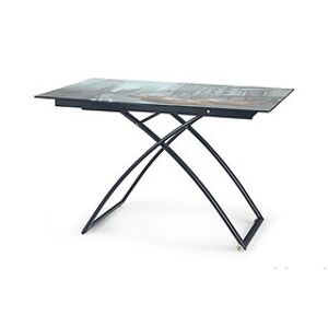 Konferenční stolek: HALMAR SPHINX HALMAR - sklo/kov: Sklo/ oceľ viacfarebný