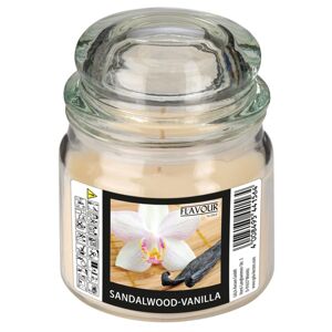 Vonná svíčka Sandalwood-Vanilla ve skle s víkem - Gala Kerzen