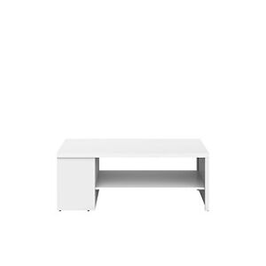 BRW Konferenční stolek: nepo-LAW / 120 Farba: biely