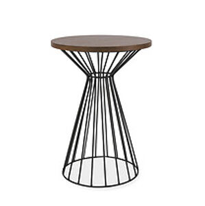 Konferenční stolek: SIGNAL ALTA II SIGNAL - stoly: orech tmavý/ čierna