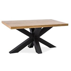Konferenční stolek: SIGNAL CROSS B SIGNAL - stoly: dub/ čierna