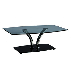 Konferenční stolek: SIGNAL KENZO B SIGNAL - stoly: sklo tvrdené/ chróm