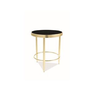 Konferenční stolek: SIGNAL MYSTIC C SIGNAL - stoly: sklo/ kov - čierna/ zlatá