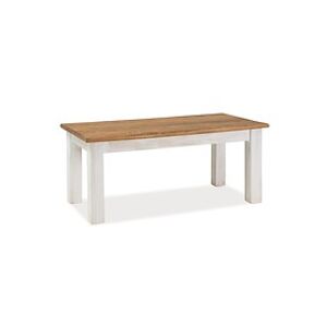 Konferenční stolek: SIGNAL POPRAD SIGNAL - stoly: borovica - medovo hnedá/ biela patina