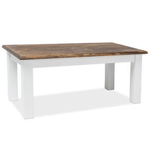 Konferenční stolek: SIGNAL POPRAD SIGNAL - stoly: borovica - hnedý vosk/ biely vosk