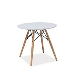 Konferenční stolek: SIGNAL SOHO SIGNAL - stoly: MDF biela/ buk