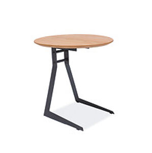 Konferenční stolek: SIGNAL VICO SIGNAL - stoly: dub/čierny kov