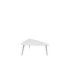 Black Red White Konferenční stolek: triangl L Farba: dub sonoma, Farba dreva/ platu: biela teplá