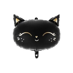 Balón foliový kočka, 48 x 36 cm, černá - Partydeco