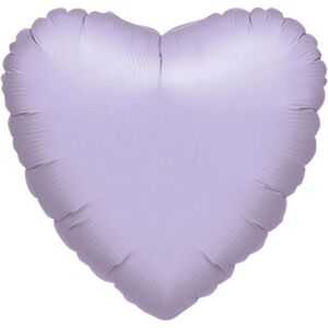 Balónek srdce foliové světle fialové - Amscan