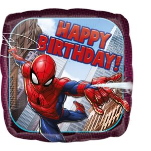 Spiderman foliový balónek šťastné narozeniny 43 cm - Amscan