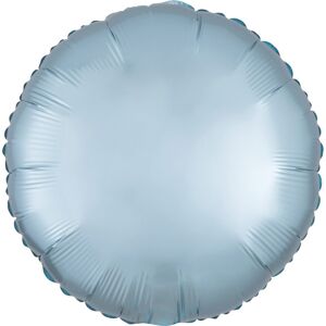 Balónek kruh foliový satén světle modrý - Amscan