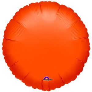 Balónek kruh Orange Metallic - Amscan