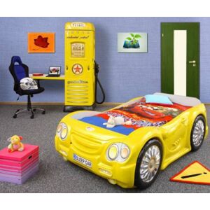 Artplast Dětská postel Auto Bugi žluté