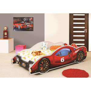 Artplast Dětská postel AUTO MINI MAX | červená