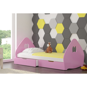 ArtAdrk Dětská postel Balsa Barva: Růžová
