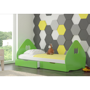 ArtAdrk Dětská postel Balsa Barva: Zelená