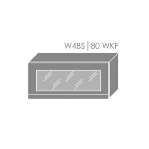ArtExt Kuchyňská linka Florence - lesk Kuchyně: Horní skříňka W4BS/80 WKF / (ŠxVxH) 80 x 36 x 32,5 cm