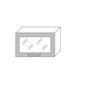 ArtExt Kuchyňská linka Quantum Kuchyně: Horní skříňka W4BS/60 WKF - rám v barvě dvířek / (ŠxVxH) 60 x 36 x 30 - 32,5 cm