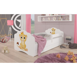 ArtAdrk Dětská postel CASIMO | se zásuvkou a zábranou Provedení: Levík