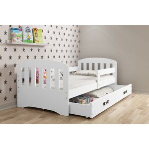 BMS Dětská postel CLASSIC | 80 x 160 cm Barva: Bílá