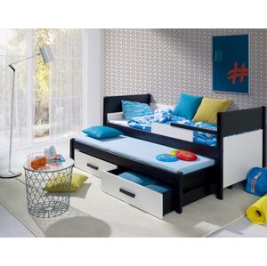 ArtBed Dětská postel s přistýlkou DANILO Provedení: Moření - Akryl
