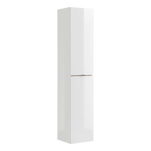 ArtCom Koupelnová sestava CAPRI White Capri | bílá: Vysoká skříňka 800