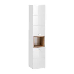 ArtCom Koupelnová sestava FINKA White FINKA: Vysoká skrinka 800 | (VxŠxH) 140 x 30 x 35 cm