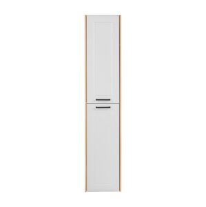 ArtCom Koupelnová sestava MADERA White Madera white: Vysoká skrinka 800