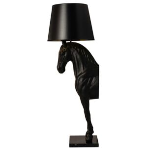 King Home Lampa podłogowa Kůň HORSE STAND S czarna - włókno Szklane