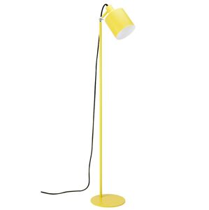 King Home Lampa podłogowa LEKTOR Żółty - aluminium