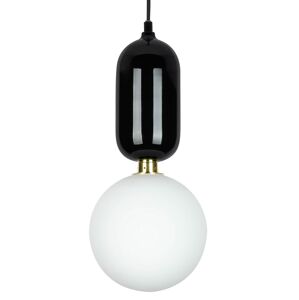 King Home Lampa wisząca BOY M Fi 25 czarna - LED, szkło, metal