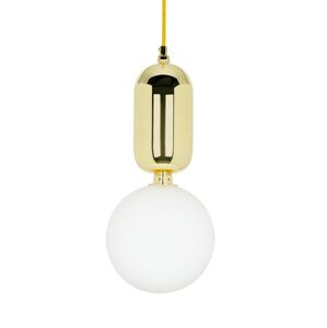 King Home Lampa wisząca BOY S Fi 18 złota - LED, szkło, metal